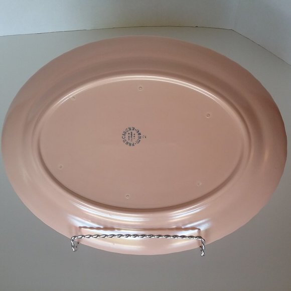 Franciscan Coronado Coral Beige Matte Platter 13" - Picture 11 of 11